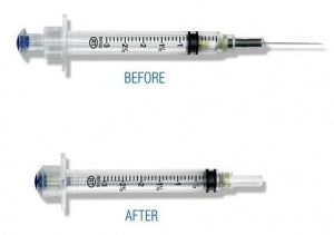 Retractable Technologies VanishPoint Syringes - VanishPoint Syringe with Retractable Hypodermic Needle, 3 mL, 20G x 1" - 10371