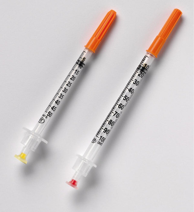 Retractable Tech Inc VanishPoint U-100 Insulin Syringes - VanishPoint 0.5 mL Insulin Syringe with 30G x 1/2" Needle - 15221