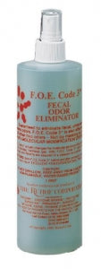 Ruhoff F. O.E. CODE no.3 & no.4 Fecal Odor Eliminator - Fecal Room Deodorizer - 345FOE