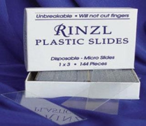 W. R. RAYSON CO Plastic Micro Slides - PLASTIC MICRO SLIDES, 3X1", 144/BX - 20 30 5201