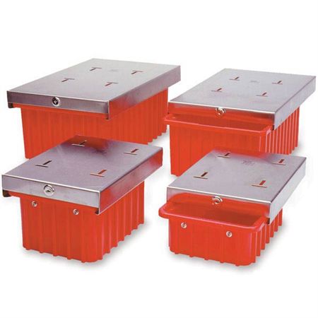 Lock Box OD: 11"W x 17.25"D x 7.25"H - ID: 9.3"W x 14.9"D x 5.9"H