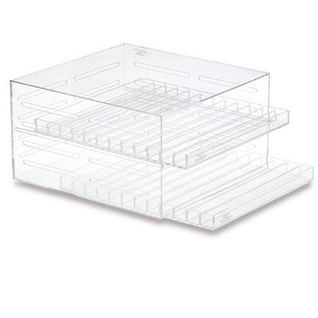 Refrigerator Vial Storage System Refrigerator Storage System - Includes two ML9861 Organizer Trays - 15"W x 15"D x 8.5"H