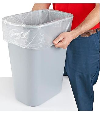 Uline Coreless Trash Liners - Economy Coreless Trash Liners, 0.31, 12-16 gal. - S-11671