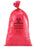 Biohazard Trash Liner, 44 to 55 gal., "Infectious Waste", Red	