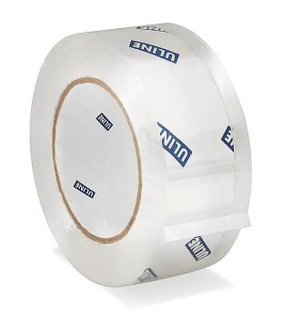 Carton Sealing Tape, 2.6 Mil, 2" x 110 yd., Clear