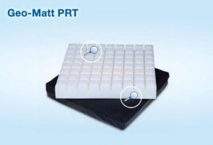 Span-America Medical Geo-Matt PRT Therapeutic Seat Cushions - Bariatric Geo-Matt PRT Cushion with Anti-Slip Cover, 22" W x 18" L x 4" H - BPRT2218-96-1