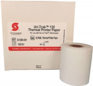 Stanbio Laboratory Lp Uri-Trak Urine Analyzer - Uri-Trak 120 Urine Thermal Printer Paper - G1260-001