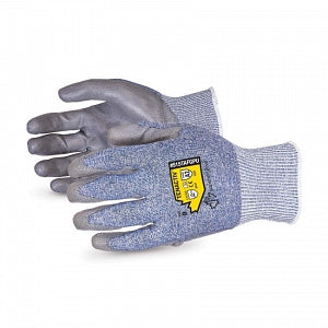 Superior Glove TenActiv Gloves with Polyurethane Palms - 15 Gauge TenActiv Cut Level A3 Polyurethane Dip Industrial Gloves, Gray, Size XXS - S15TAFGPU5