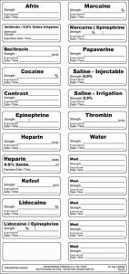 Ansell Sandel Medical Correct Medication Labeling Systems - LABELING SYSTEM CORRECT MEDICATION 3302 - 3302