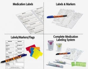 Ansell Sandel Medical Correct Medication Labeling Systems - SYSTEM, LABEL CORRECT 4 FLAGS - 3305