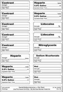 Ansell Sandel Medical Correct Medication Labeling Systems - SYSTEM, CORRECT, MEDICATION, LABELING, I. R. - 3350