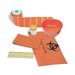 Sandel Medical Correct Specimen Handling System - Orange Specimen Labels, 2" x 4", 500/Roll - 3455