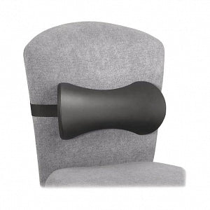 Safco Lumbar Support Memory Foam Backrest in Black - Lumbar Support Memory Foam Backrest, Black, 14-1/2"w x 3-3/4"d x 6-3/4"h - 7154BL