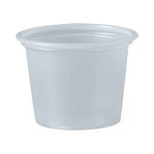 Dart Solo Paper Portion Containers - Solo Soufflé Cup, Plastic, 1 oz. - P100N