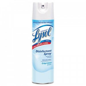 Reckitt Benckiser Lysol Disinfectant Sprays - Lysol Aerosol Spray Disinfectant Cleaner, Crisp Linen Scent, 19-oz. - 5076380