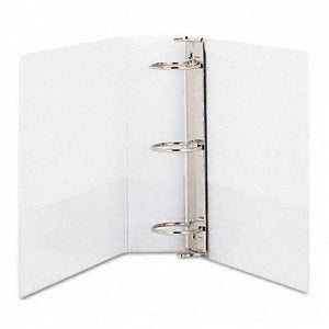 Samsill Corp Clean Touch Antimicrobial Binders - Clean Touch Locking Round Ring View Binder, 3" Cap, White - 18287