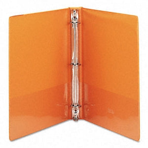 Samsill Fashion View 1" Round Ring Binders - Biobased Durable Fashion View Binder, Coral, O-Ring, 11 x 8-1/2", 1" Capacity - U86373