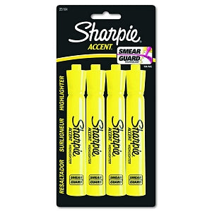 Sanford Ink Company Markers: Accent Tank Style Highlighter with Chisel Tip, Fluorescent Yellow - Accent Tank Style Highlighter with Chisel Tip, Fluorescent Yellow - 25164PP