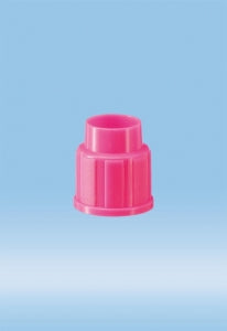 Sarstedt Cap for STAT Samples - CAP, STAT, FOR S-MONOVETTE, NEON PINK - 14.1513