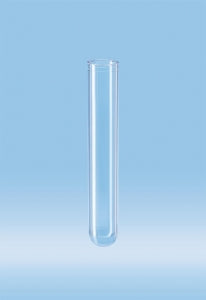 Sarstedt 100x13mm 8ml Round Base Tube - TUBE, 8ML, 100X13MM, ROUND BASE, PS, 500/PK - 55.467.006