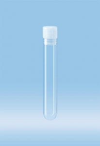 Sarstedt Sterile Round Base PS Tube With Push Cap - TUBE, 13ML, 95X16MM, RND BASE, PS, W/STD CAP - 55.468.001