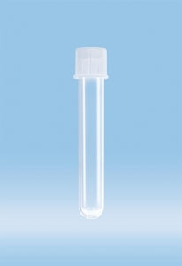 Sarstedt Sterile Round Base PS Tube With Push Cap - TUBE, 5ML, 75X12MM, RND BSE, PS, VENT CAP, STR - 55.476.013