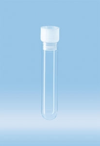 Sarstedt Sterile Round Base PS Tube With Push Cap - TUBE, 3.5ML, 55X12MM, PS, W/STD CAP, STRL - 55.484.001