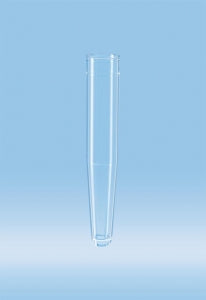 Sarstedt 10ml Conical Base Tubes with Push Cap - TUBE, 10ML, 95X16MM, CONICAL, PS - 57.469