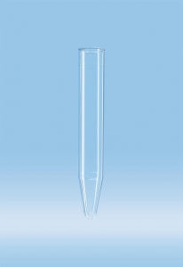 Sarstredt Conical Base PS Tube Without Cap - TUBE, 4.5ML, 75X12MM, CONICAL, PS, STACK PACK - 57.477