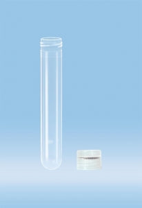 Sarstedt Sterile Round base WithScrew Cap tubes - TUBE, 13ML, SCREW CAP, 101X16MM, RB, W/O-RING - 60.541.004