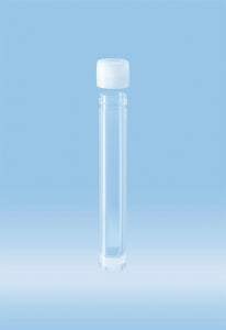 Sarstedt 13ml 101x16mm W/Screw Cap - TUBE, 13ML, SCREW CAP, 101X16MM, RB / SKIRT, PP - 60.541.385