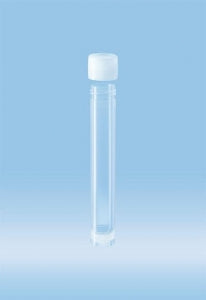 Sarstedt 13ml 101x16mm W/Screw Cap - TUBE, 13ML, SCREW CAP, 101X16MM, RB / SKIRT, PP - 60.541.385