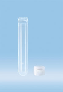 Sarstedt Sterile Round base WithScrew Cap tubes - TUBE, 13ML, SCREW CAP, 101X16, RND BS, PP - 60.541