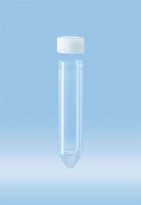 Sarstedt Conical Base PP Tubes With Screw Cap - Conical Tube, Screw Cap, Polypropylene, 30 mL, 107 x 25 mm - 60.544