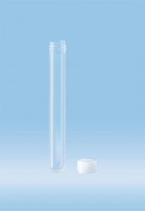 Sarstedt Round Base PP Tubes WithScrew Caps - TUBE, 6ML, SCREW CAP, 92X12MM, ROUND BASE, PP - 60.546