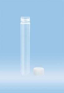 Sarstedt 4.5ml Tube - TUBE, 4.5ML, SCREW CAP, 75X12MM, RB, PP, NO CP - 60.557.010