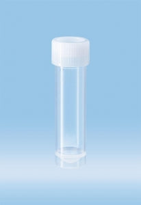 Sarstedt 15ml 76x20mm Conical Base Tube W/Screw Cap - TUBE, 15ML, SCRW CAP, 76X21MM, FLT BS, PP, STR - 60.732.001