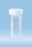 Sarstedt Flat Base PS tubes With Screw Caps - TUBE, 25ML, SC, PS, FB, NATURAL PE CAP - 60.9922.113