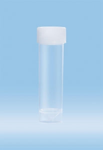 Sarstedt Conical Skirted Base Tube With Screw Cap - TUBE, 25ML, SC, PP, CONICAL / SKIRT, NAT PE CAP - 60.9922.241