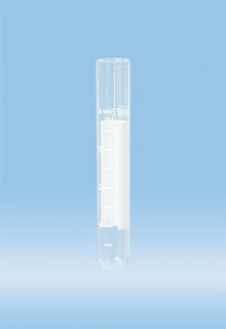 Sarstedt 5ml 75x12mm Round Bottom Sterile Tube - TUBE, 5ML, 75X12MM, RB, PS, WHT GRAD&WR SPACE - 62.476.322