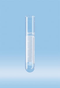 Sarstedt 13ml 95x16mm Round Bottom Push Cap PS Tube - TUBE, 13ML, 95X16MM, PS, RB, PRINT GRAD&WR SP - 62.492