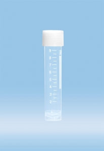 Sarstedt Sterile Round Skirted BaseWithScrew cap - TUBE, SC, 79X16MM, ROUND / SKIRT, PP, GWB, STR - 62.551.201