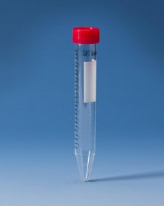 Sarstedt Conical Base PS Tubes With Screw Caps - TUBE, 15ML, SC, 120X17MM, PS, GWB - 62.553.001