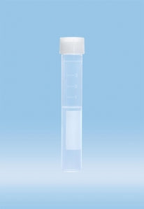 Sarstedt Flat False Bottom Tube WithCap - TUBE, FCBS, 5ML, 15.3X92MM, PP, SC, PRINT, GWB - 62.611