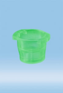 Sarsted Muti-Fit Cap for 10-17mm Tube - CAP, MULTI-FIT, FOR 10-17MM TUBES, GREEN - 65.1379.005