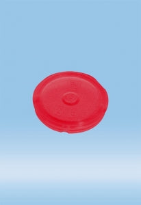 Sarstedt Inserts with Loop Screw Cap - INSERT, COLOR, F / LOOPED SCREW CAP, RED - 65.713.002