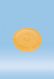 Sarstedt Inserts with Loop Screw Cap - INSERT, COLOR, F / LOOPED SCREW CAP, YELLOW - 65.713.004