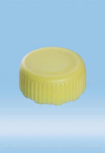 Sarstedt Screw Caps for Microtubes - CAP, SCREW, O-RING, FR MICRO TUBE, PP, YELLOW - 65.716.002