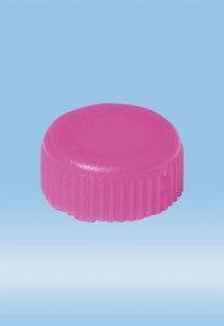 Sarstedt Screw Caps for Microtubes - CAP, SCREW, O-RING, FOR MICRO TUBE, PP, PINK - 65.716.004