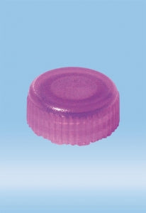 Sarstedt Screw Caps for Microtubes - CAP, SCREW, O-RING, FR MICRO TUBE, PP, VIOLET - 65.716.008